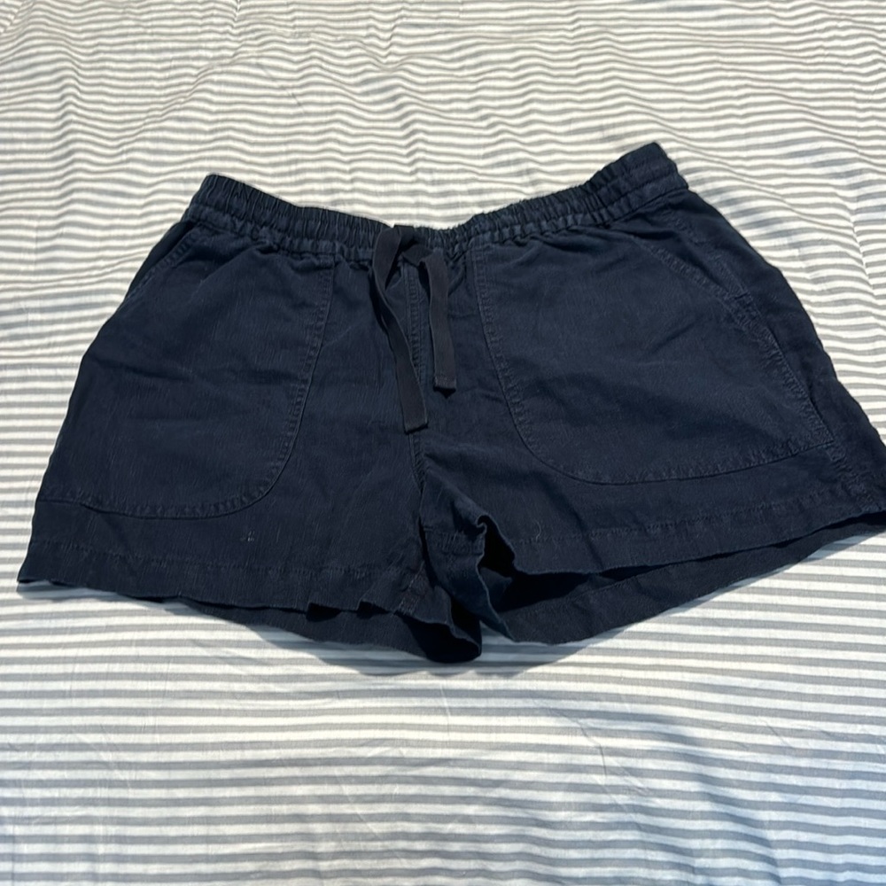 J crew canvas drawstring shorts
